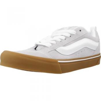 Zapatillas Vans Knu Skool Unisex Gris/Blanco/Goma