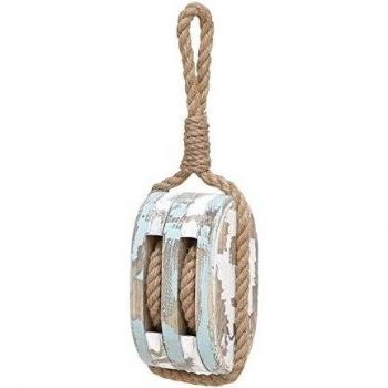 Deco 79 Madera náutica decoración marítima, 35,6 cm por 12,7 cm