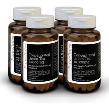 Pureclinica High Potency Green Tea 10,000mg 12 months supply. Lose weight, improve health, burn fat and