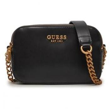 Guess Black Shoulder Bag Sarita - Chain Strap, Cross Body Bag, Female, Black, Size: ONE SIZE