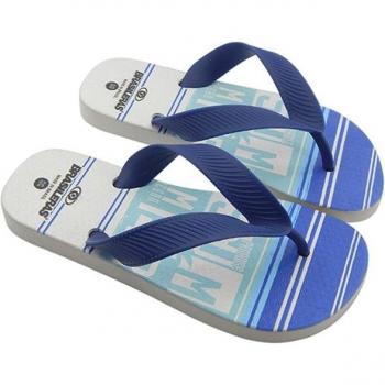 Chanclas Infradito Brasilera Impresa Verano 21 Azul EU 31-32