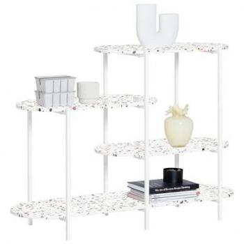 SoBuy Mesa de Entrada Recibidor Mesa de Consola Blanco 120 x 40 x 86 cm FSB89-W