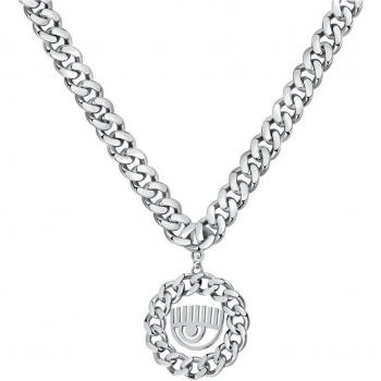 Colgante Chiara Gioielli Chain de Latón Plateado