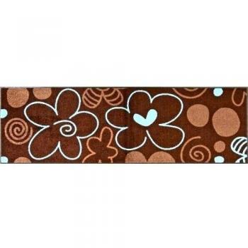 Wash+Dry - Alfombra Amazone Valentine 60x180, Marrón