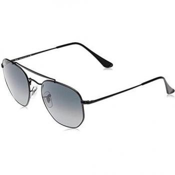 Ray-Ban Junior Unisex's 0RB3648 002/71 51 Sunglasses, Black/Graygreen