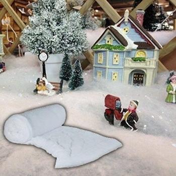 Yuzet - Rollo de 5 m de nieve de imitación para decoración navideña