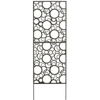 Panel decorativo de metal con burbujas - 0,6 x 1,5 m - marrón envejecido