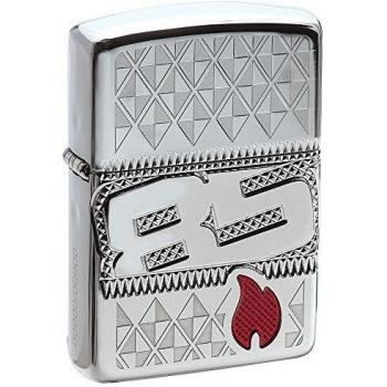 Zippo Armor Coty 85th Anniversary Encendedor Resistente al Viento, Unisex, Cromo Pulido, Talla única