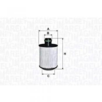 Filtro de aceite Magneti Marelli 153071760516 para General Motors Opel