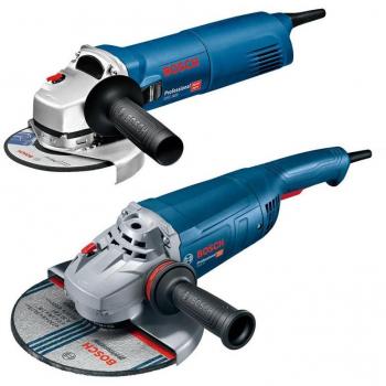 Juego de 2 amoladoras Bosch Professional GWS 22-230 P Ø230mm 2200W + GWS 1400 Ø125mm 1400W - 061824805