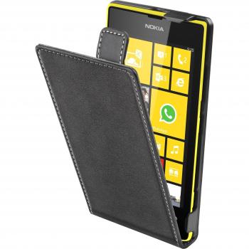 Muvit MUSLI0213 - Funda slim S + protector de pantalla para Nokia Lumia 520/525, negro