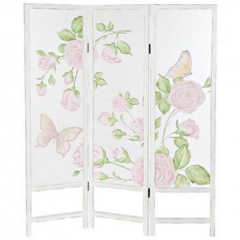 Biombo DKD Home Decor Madera Nailon 150 x 2,5 x 180 cm