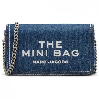 Marc Jacobs Denim Chain Mini Crossbody Bag - Dark Wash Blue for Women