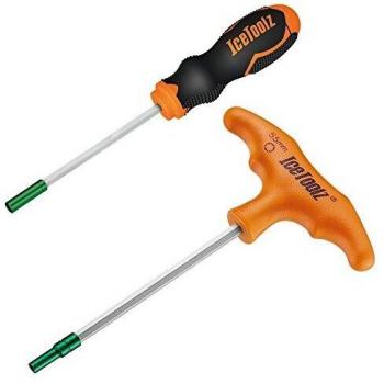 IceToolz 3, 2 mm Combo Llaves Rayos 3,2 mm Cabeza Cuadrado Unisex, Gris