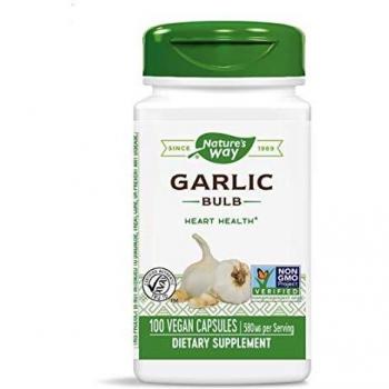Nature's Way Garlic Bulb, 580mg, 100 Capsule