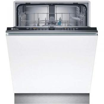 Lavavajillas Integrable Balay 3VF5011NP, 60 cm, Capacidad para 12 Cubiertos, Motor Extrasilencioso, Función Media Carga, Clase Energética E