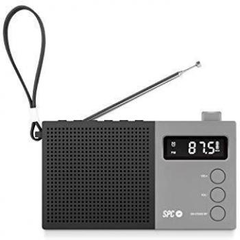 SPC Jetty MAX Radio Digital Portátil FM con 50 Emisoras Y Pantalla LCD