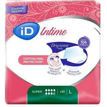 Absorbent Intimate Super Pants - Size L, 10 Units