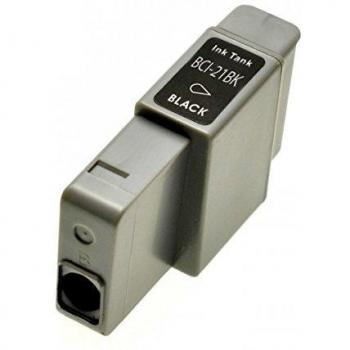 Cartucho de tinta compatible BCI-21BK/BCI-24BK para BJC 2000/2010/i250/i350 - Negro