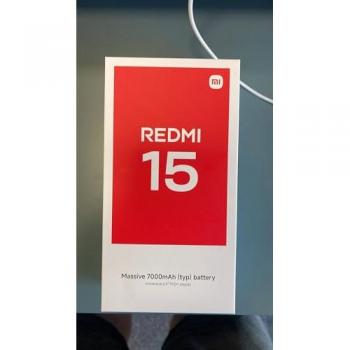 Smartphone Xiaomi Redmi 15 4G Dual SIM 8GB RAM 256GB Pantalla FHD+ 6.9 Tasa de refresco 144Hz Batería 7000mAh Gris Titán