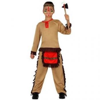 Disfraz Infantil de Indio para Niño, Talla 3, Ideal para Carnaval y Teatro