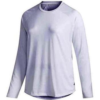 adidas Perf LS Top Camiseta De Manga Larga, Mujer, Blanco, 4X