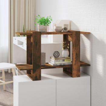 Librería/Partición Smoke Oak 80x30x51 cm