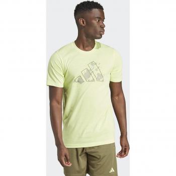 Camiseta de Manga Corta Adidas Tr-Es+ Tee para hombre en color verde