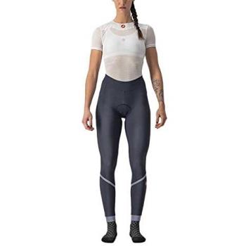 Culote Largo Sin Tirantes Castelli Velocissima Thermal Mujer Azul Oscuro Plateado S