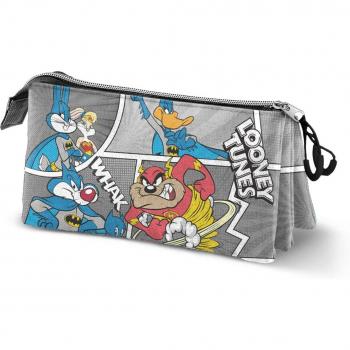 Portatodo Triple Fan 2.0 Looney Tunes Batman Comic Warner Karactermania Multicolor
