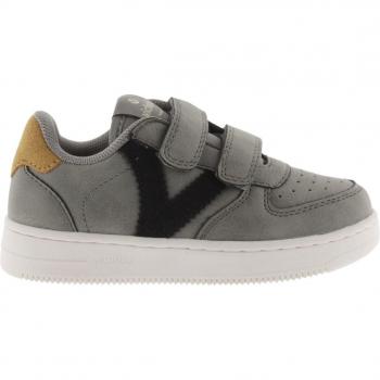 Victoria Tiempo Vegan Children's Sneakers with Leather Effect and Contrast Logo