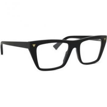 Bottega Veneta New Classic Large Eyeglass Frames BV1258O 001 53 Black Female Size: 53 MM