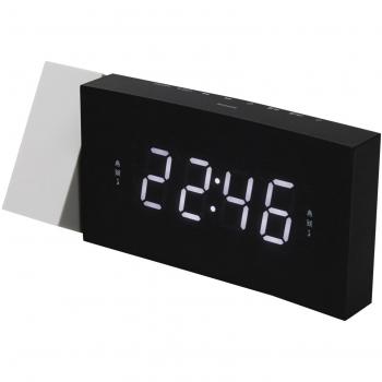 Reloj Despertador Digital Soundmaster UR8600 con Proyección y Radio Negra