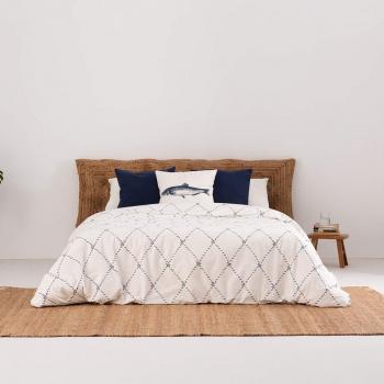 Funda nórdica de algodón popelín 400 hilos cama 90 color terracota Benicàssim
