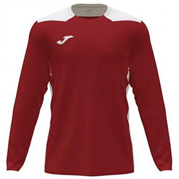 Camiseta Manga Larga Hombre Joma Championship VI Roja y Blanca