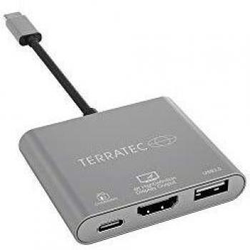 Terratec Adaptador USB-C a Multipuerto 3.2 Gen 1 Type-C Plata