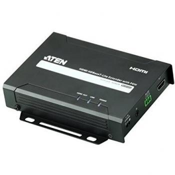 ATEN VE802R HDBaseT Lite - Receptor sobre un Solo Gato 5, Color Negro