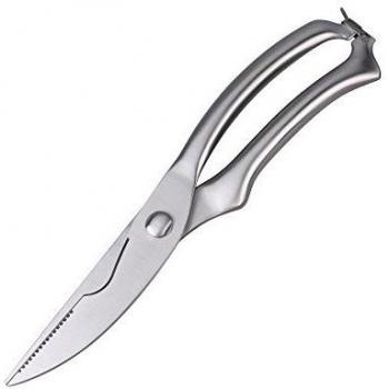 KanCai Tijeras de cocina por Heavy Duty acero inoxidable- con Resorte Shears- magnética de seguridad Blade- Memoria temporal Rust gratuito- cómodo manillar Grande para las aves de corral, pescado, carne, barbacoa, hierbas y Plástico
