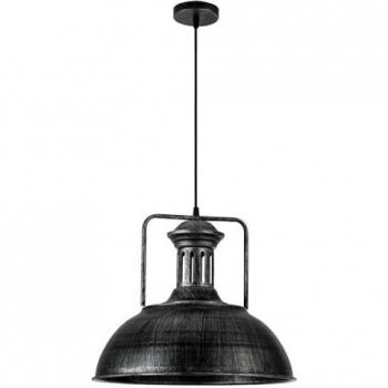 FABRILAMP Colgante Loro E27 rústico Plata 41d
