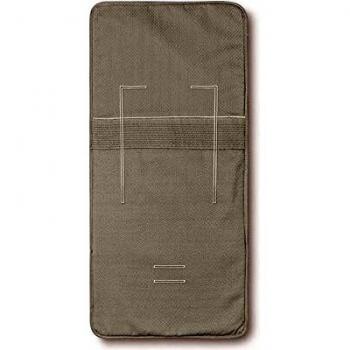 Bimbi Losango - Colchoneta recta, 38 x 83 cm, blanco y gris