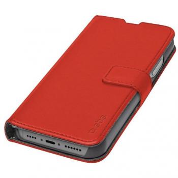 Funda Cartera Rojo para Teléfono Móvil de 17 cm (6.7 pulgadas) - Compatible con iPhone 14 Plus