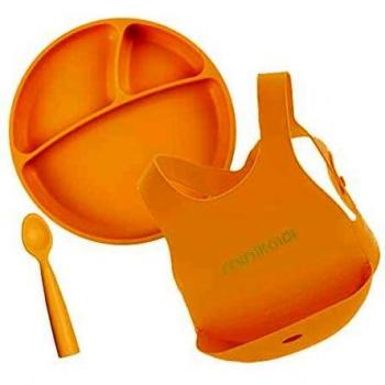 Minikoioi M101070010 - Set de alimentación amarillo butter, unisex,