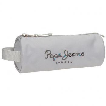 Pepe Jeans Harlow Neceser de Viaje, 23 cm, 1.86 litros, Gris