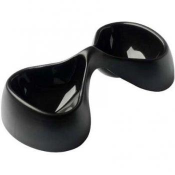 United Pets - Comedero Biciò doble negro
