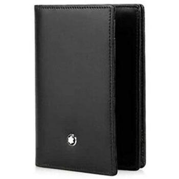Montblanc Business Card Holder Gusset Black Male ONE SIZE
