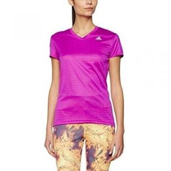 adidas RS SS Tee W - Camiseta de manga corta para mujer, multicolor, talla S