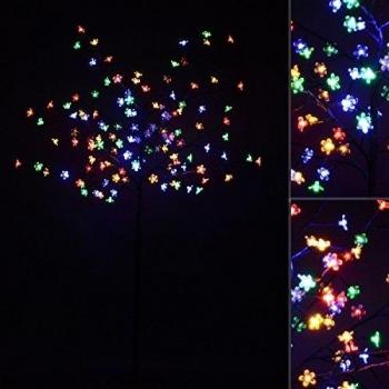 Arbol de Navidad de Cereza + Luces LED Decoracion Arbol Artificial 2 Modelos