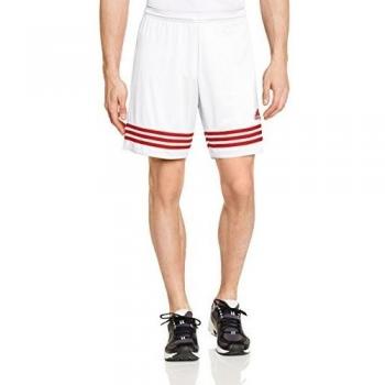 Adidas Entrada 14 - Pantalones cortos de fútbol para hombre, Blanco