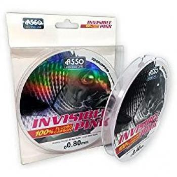 Hilo de pesca Asso Fluorocarbono Invisible 30 m Transparente Rosa 1.00 mm