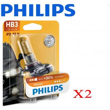 Bombillas Coche HB3 Philips 12V 60W (9005PRB1) - Paquete de 2